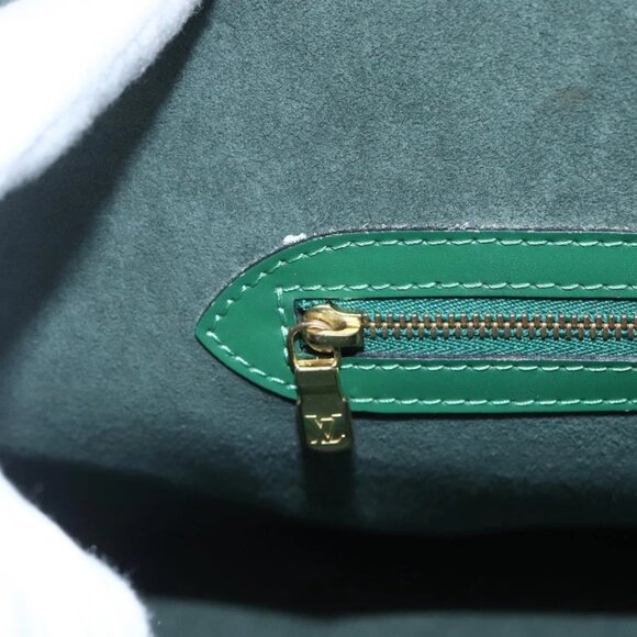 LOUIS VUITTON Epi Lussac Shoulder Bag Green M52284 LV Auth 155025 - Picture 11 of 16